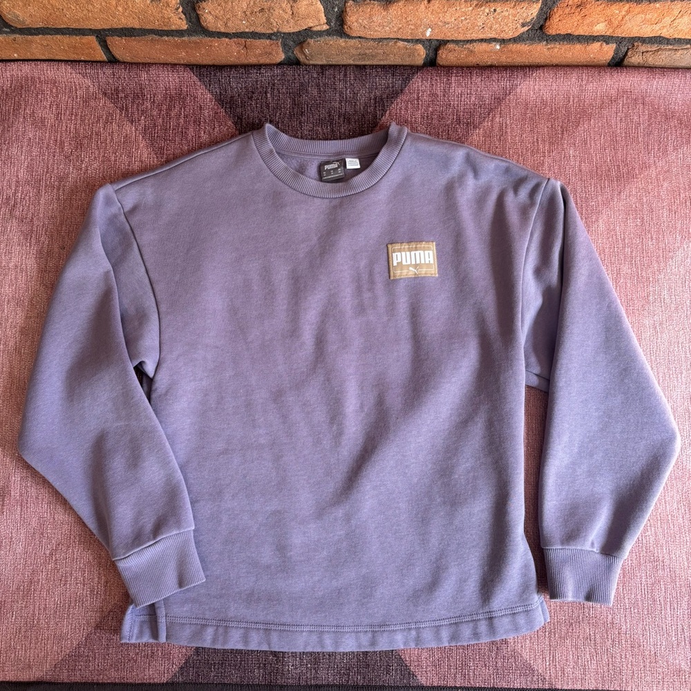 Puma Purple Crew Neck Sweatshirt